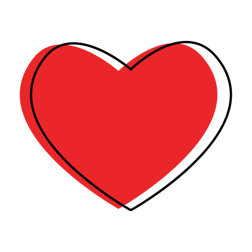 Heart like icon PNG Design