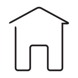 Haushausikone PNG-Design