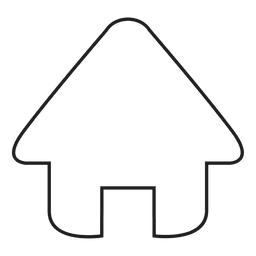 Home stroke icon PNG Design Transparent PNG