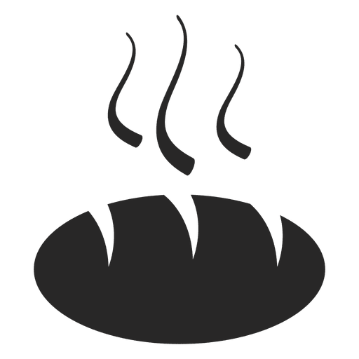 Icono de pan caliente