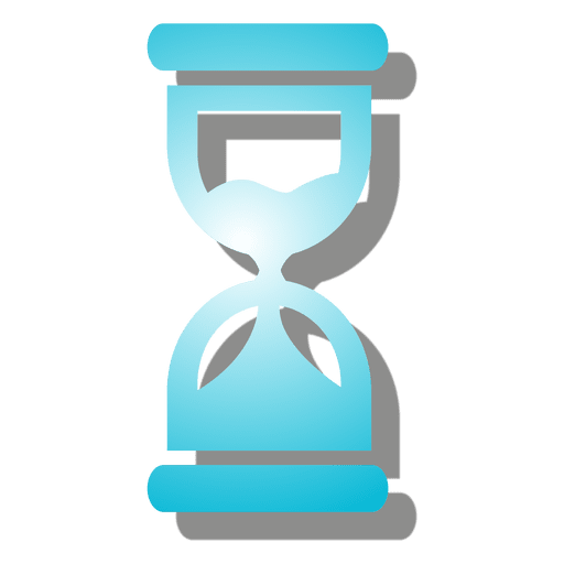 Icono de reloj de arena Diseño PNG