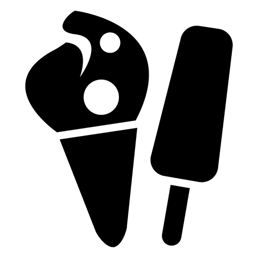 Eiscreme-Symbol PNG-Design
