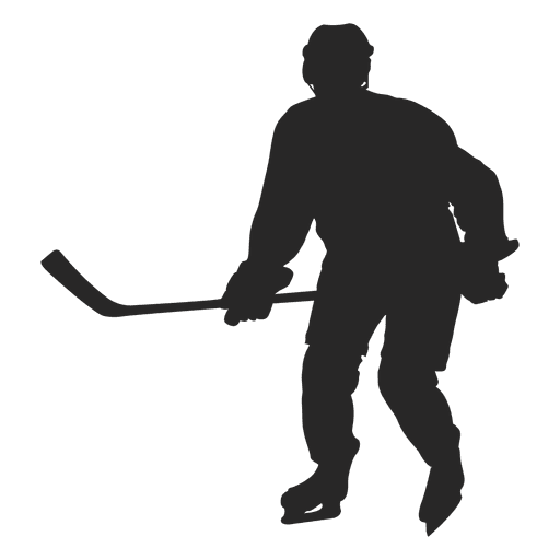 Ice hokey silhouette PNG Design