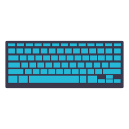 Icono de teclado plano Transparent PNG