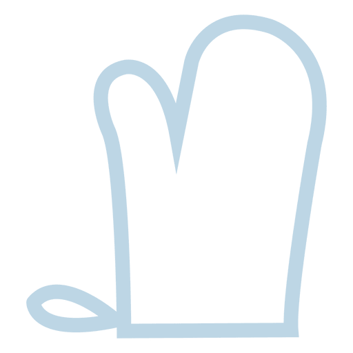Kitchen glove line icon