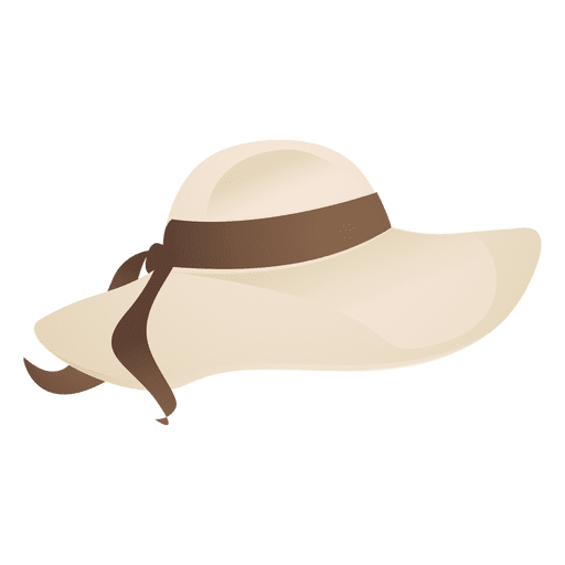 Ladies hat PNG Design