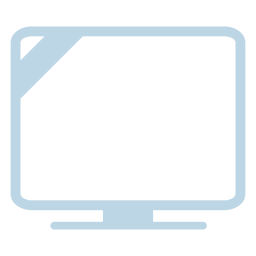 Ícone da linha de televisão LCD Desenho PNG