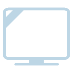 Lcd television line icon PNG Design