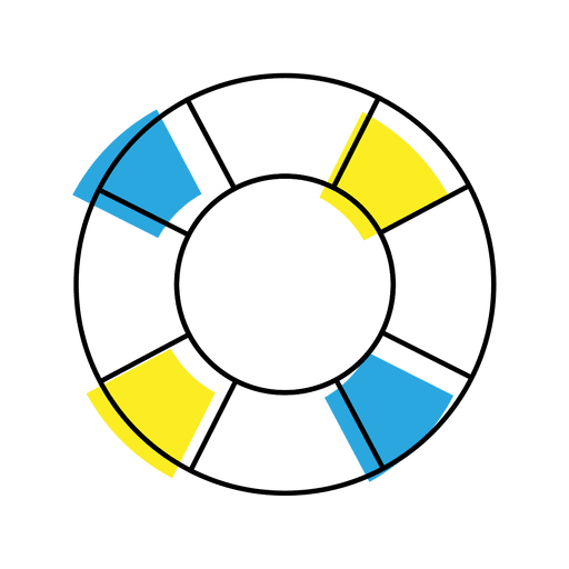 Lebensretter-Symbol PNG-Design