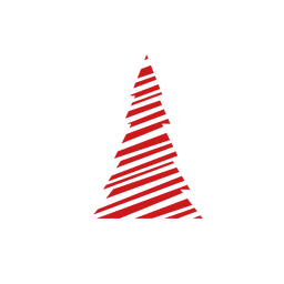 Lines red pine tree PNG Design