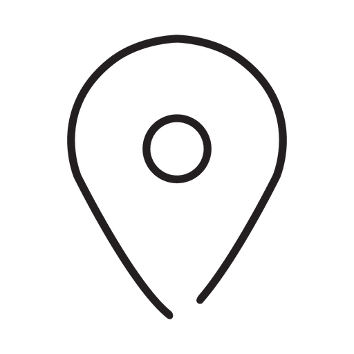 Location Picker Doodle-Symbol PNG-Design
