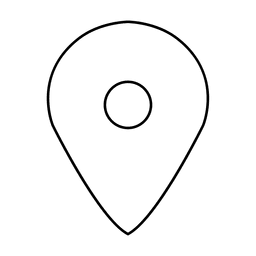 Icono de trazo de ubicación Transparent PNG