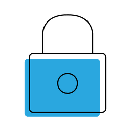 Lock closed icon PNG Design