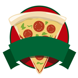 Logo pizza comida rápida Diseño PNG