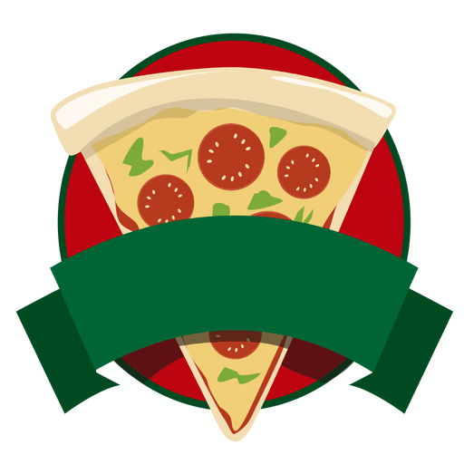 Logo pizza comida r?pida Diseño PNG