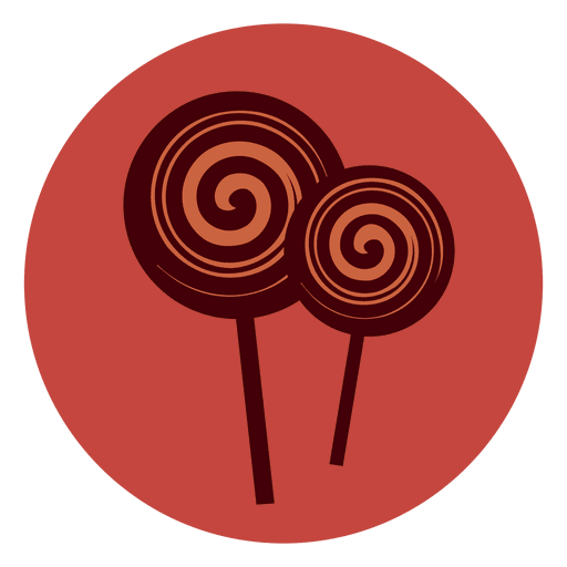 Lollypop circle icon
