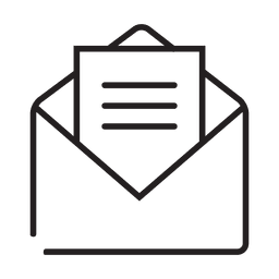 Mail open message icon Transparent PNG