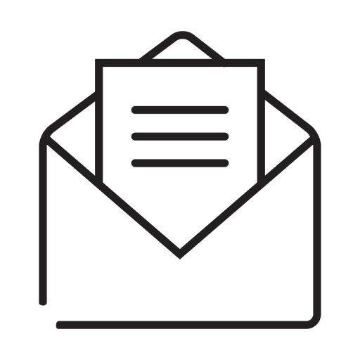 Mail open message icon