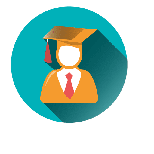 Male Graduate Round Icon Transparent Png Svg Vector File