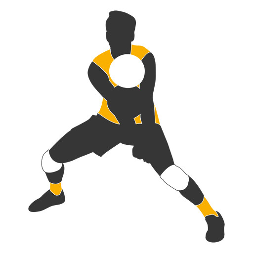 Männlicher Volleyballspieler PNG-Design