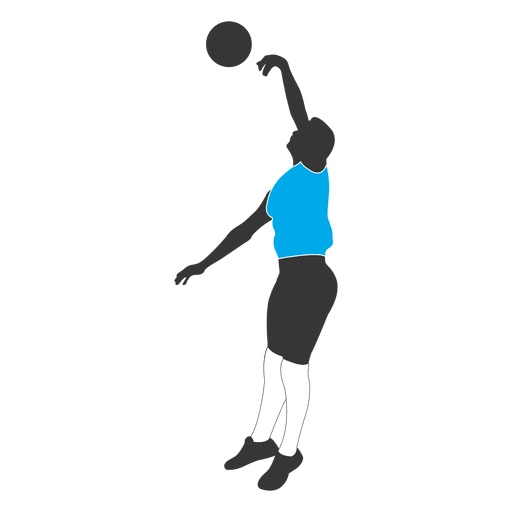 Jugador de voleibol masculino 1 Diseño PNG