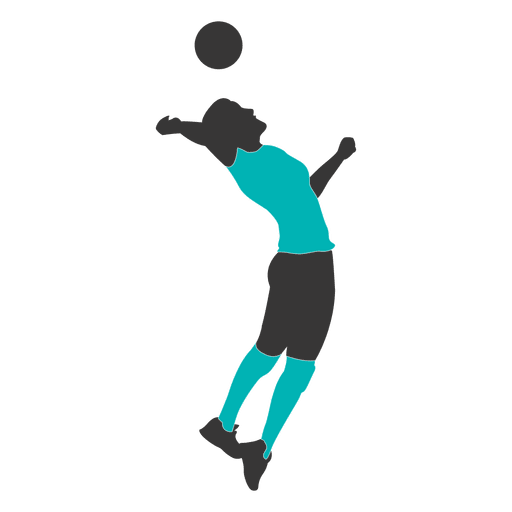 Jugador de voleibol masculino 3 Diseño PNG