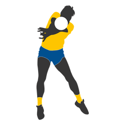 Jogador de voleibol masculino 4 Desenho PNG