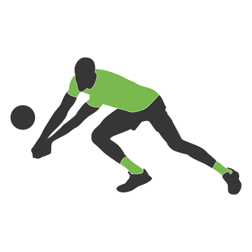 Male volleyball player 6 PNG Design