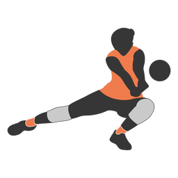 Jugador de voleibol masculino 7 Diseño PNG