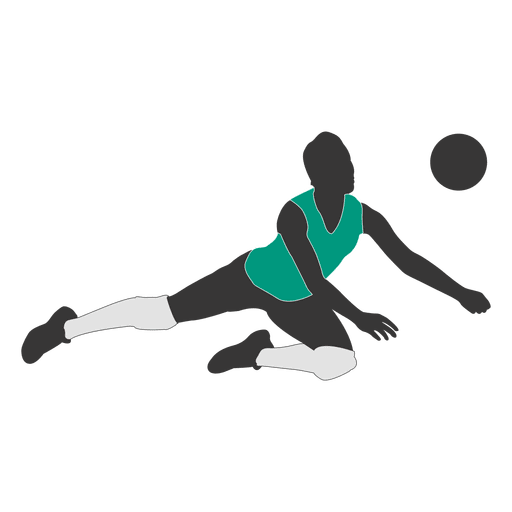 Male volleyball player 8 PNG Design
