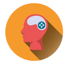 Man brain head icon PNG Design Transparent PNG