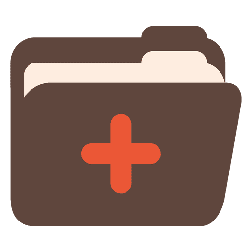 Medical file icon PNG Design