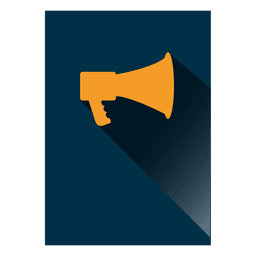Ilustração do Megaphone Square Desenho PNG
