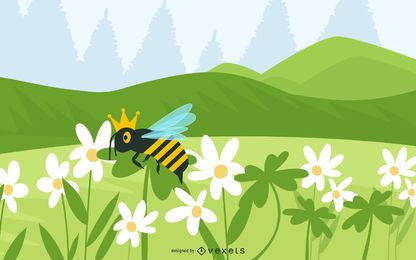 Shamrocks and Queen Bee