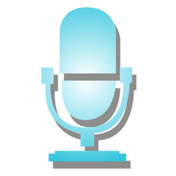Ícone de microfone Desenho PNG