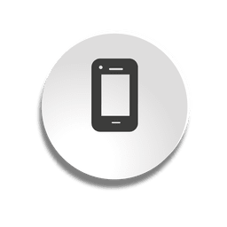 Icono de burbuja móvil Diseño PNG