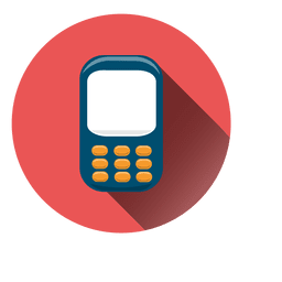 Icono de círculo móvil Diseño PNG