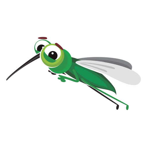 Dibujos animados de mosquitos Diseño PNG