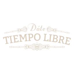 Decoração de distintivos espanhóis motivacionais Desenho PNG