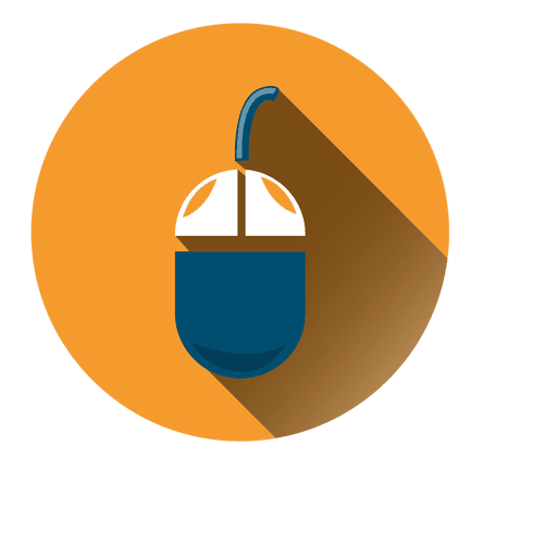 Icono de círculo de mouse Diseño PNG