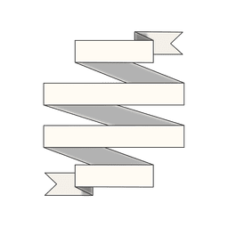 Fita multifolds desenhada à mão Desenho PNG