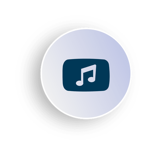 Music circle icon
