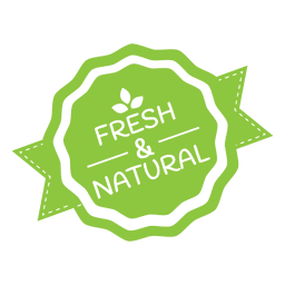Insignia de etiqueta de ecología natural Diseño PNG