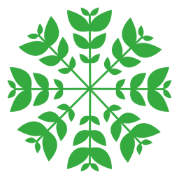 Logotipo de hojas de naturaleza Diseño PNG