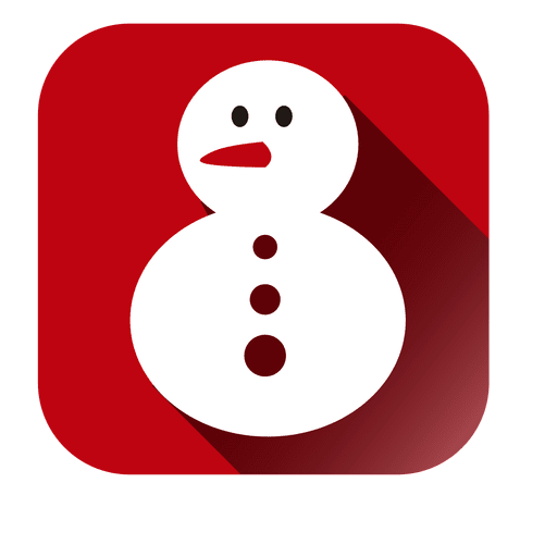 Nowman Cartoon quadratische Ikone PNG-Design