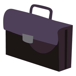 Icono de bolsa de oficina de dibujos animados Diseño PNG
