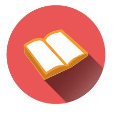 Open book round icon PNG Design