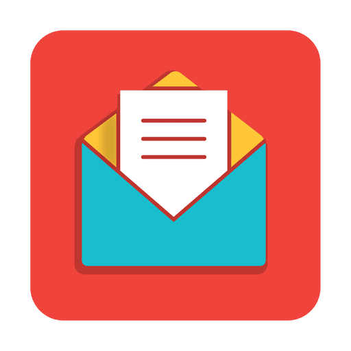 Opened message square icon PNG Design