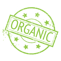 Insignia de etiqueta de ecología de alimentos orgánicos