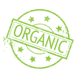 Organic food ecology label badge PNG Design